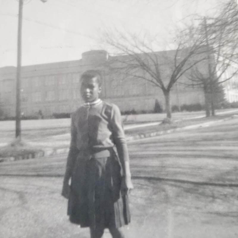 Dr. Gourdine in junior high school