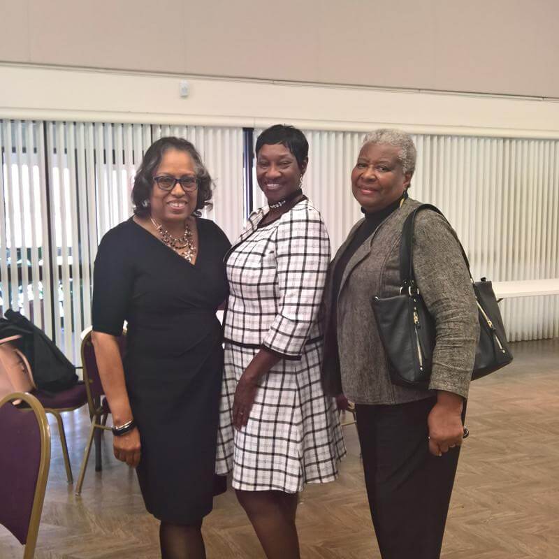 Dr. Gourdine, Dr. Newton-Guest, and Dr. Annie Brown