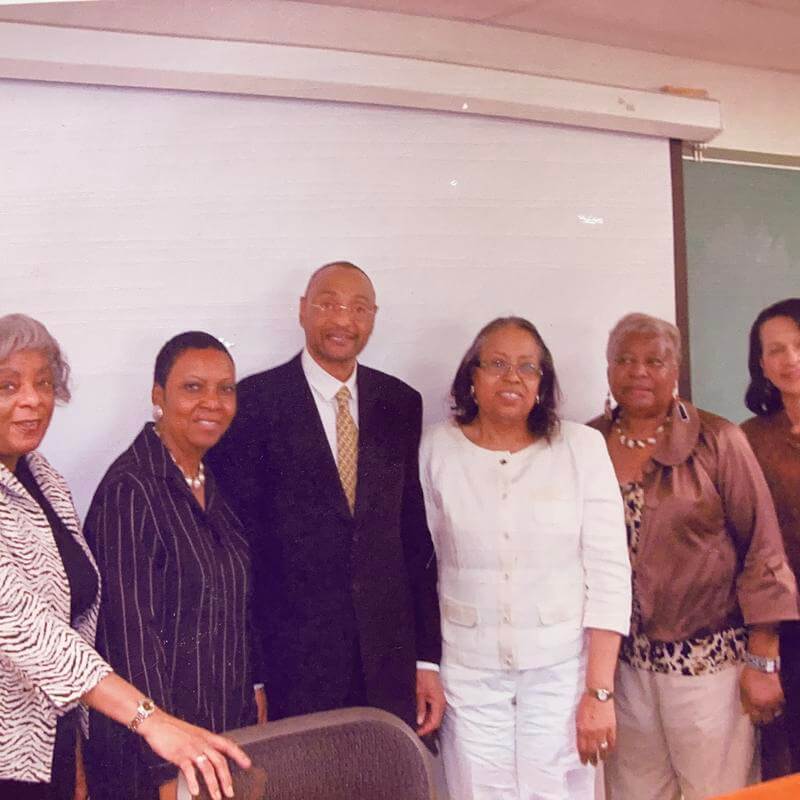 Dr. Ruby Gourdine with colleagues