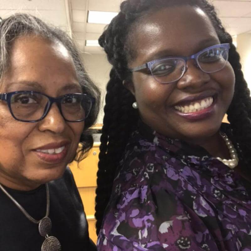 Dr. Gourdine and Dr. Tamarah Moss