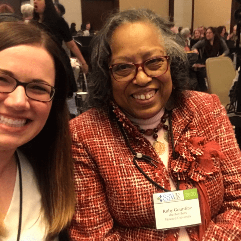 Photo of Dr. Gourdine with Dr. K