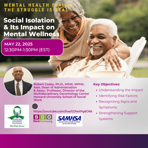 Social Isolation Mental Health Webinar