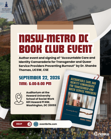 NASW-Netro DC Book Club Event
