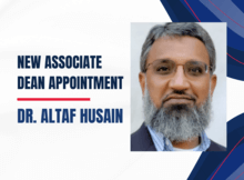 Husain_Assoc Dean Appt.